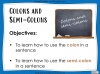 Colons and Semi-Colons - KS3 Teaching Resources (slide 2/43)